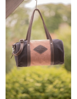 Sac Canvas Bowl Moyen Modèle - Rose & Noir