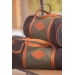 Canvas Bowl Bag Medium Model - Khaki & Black