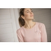 T-shirt Techty Honey Manches Longues - Rose Pâle