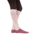 Chaussettes Gummy - Blanc & Vieux Rose