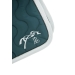 Diamant Saddle Pad - Peacock Blue & White