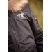 Lyon Bomber Jacket - Glitter Navy