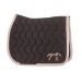 Eden by Pénélope Diamant Saddle Pad - Black & Gold Pink