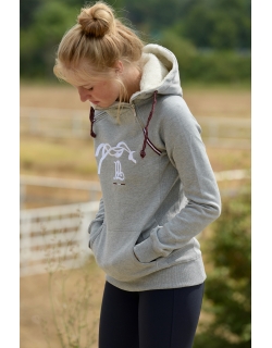 Sweat double zip - gris -...