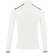 chemise de concours blanc à manches longues marine Pénélope