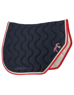 Point Sellier Sport Saddle pad - Navy blue & red
