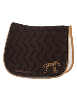 Tapis de selle Point Sellier classique - Chocolat & caramel