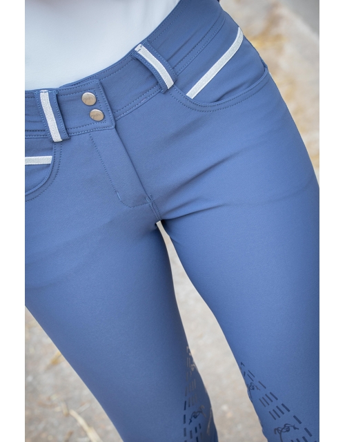 Pantalon d'équitation Fun Bleu dauphin Pénélope-Store