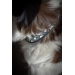 Pearl Dog Collar - Black & white