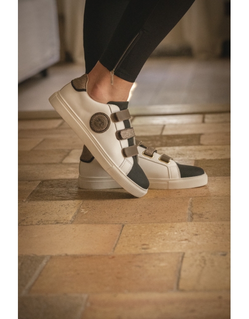 Sneakers Galaxie - Blanc & Noir