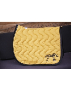 Classic Point Sellier Saddle Pad - Mustard & Black