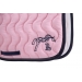 Classic Point Sellier Saddle Pad - Light Pink & Navy