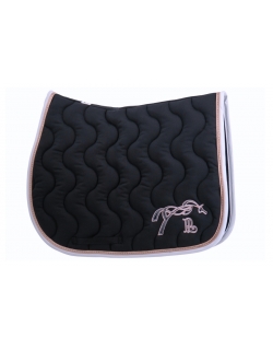 Tapis de selle Point Sellier Classique - Marine & Rose Gold