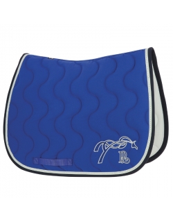 Classic Point Sellier saddle pad - Royal blue & Black