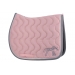 Classic Point Sellier Saddle Pad - Light Pink & Grey