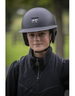 Casque Pénélope by Freejump Visière Longue - Noir Mat