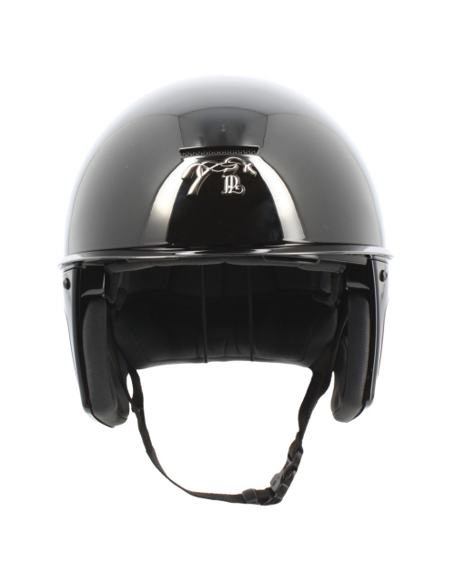 Pénélope by Freejump Helmet Short Visor - Glossy Black