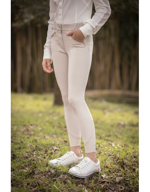 Eden by Pénélope Beige New Romy Breeches - Children