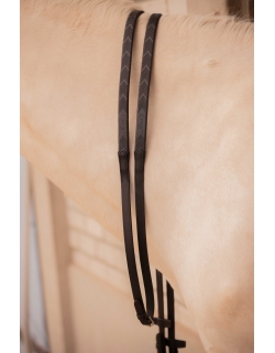 Symphonie Reins With Stops - Black